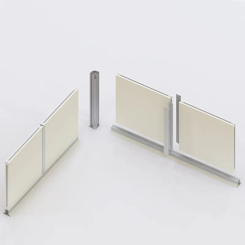 Panel dinding bilik bersih yang boleh dikeluarkan Panel partition bilik bersih Dinding partition yang boleh dibongkar Dinding partition bilik bersih yang boleh dibongkar Dinding partition yang boleh dibongkar bilik bersih Partisi dinding bilik bersih dibongkar